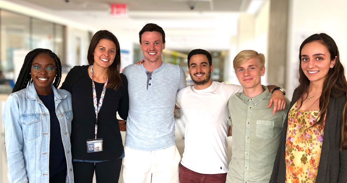 Lab members together