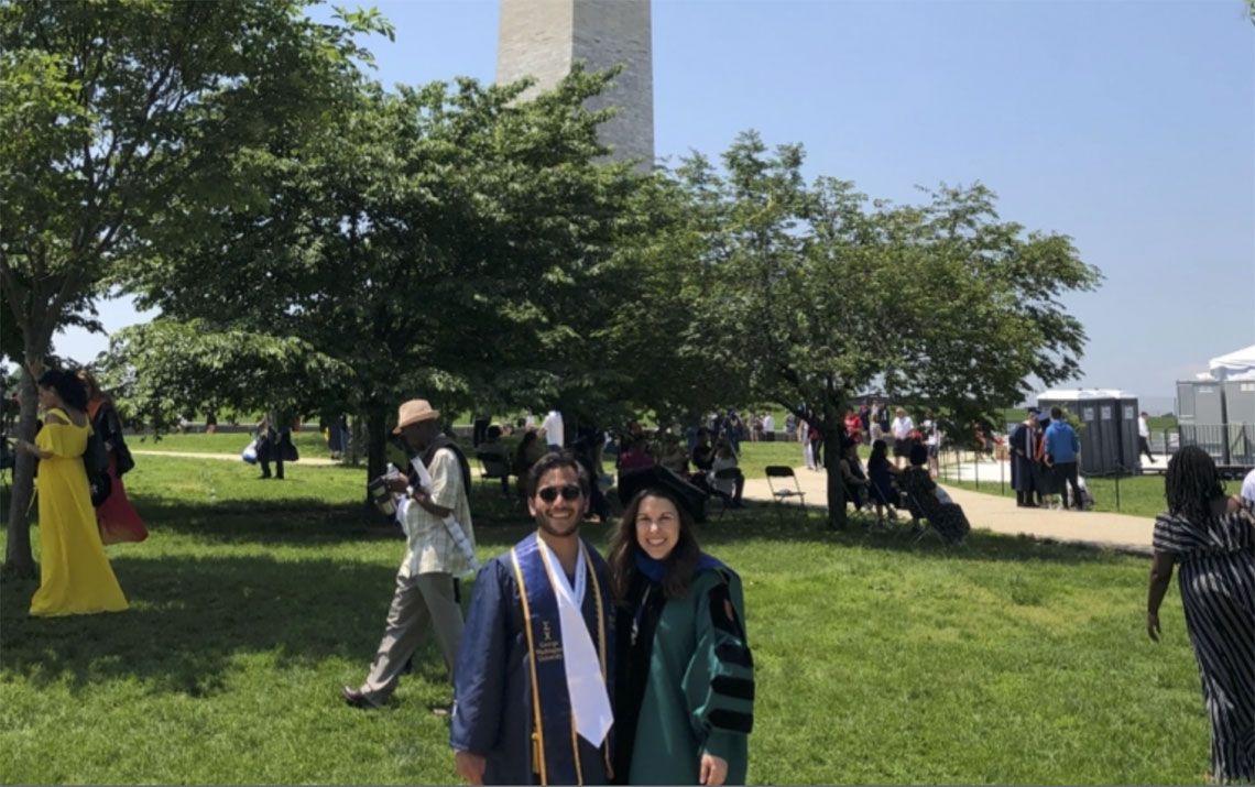 Kate and Alejandro at graduation! 