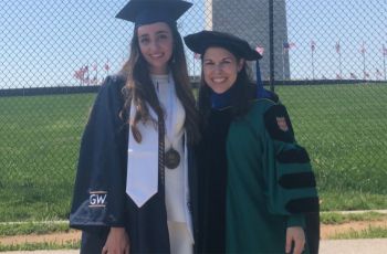 Kate and Noor at graduation! 